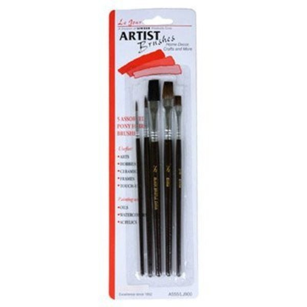 Linzer 5PC Artist Brush Set A555